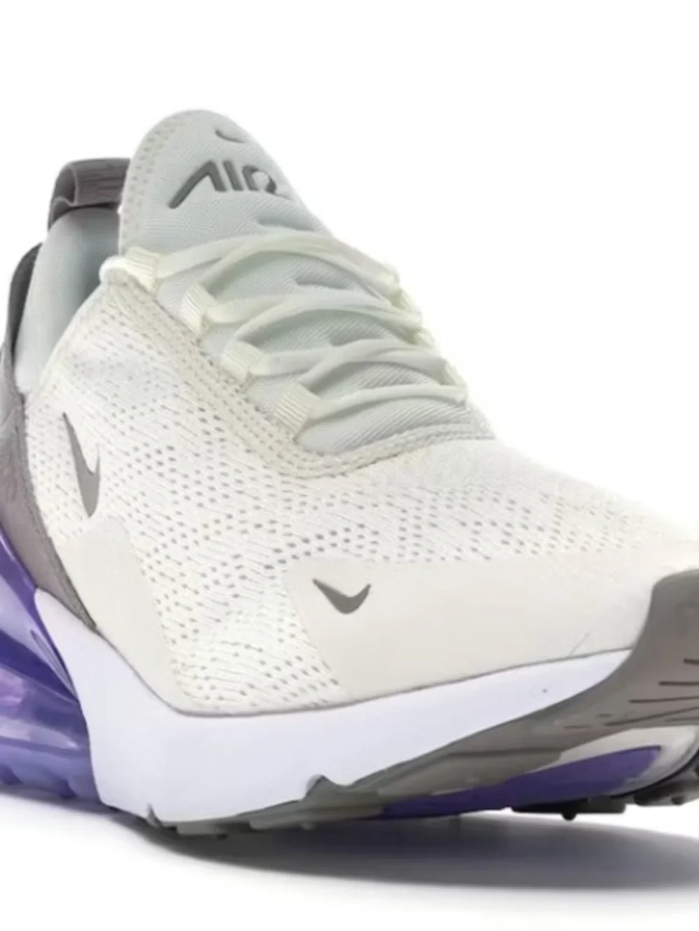 Nike Air Max 270 Women's Athletic Shoes Sail Pumice Space Purple
